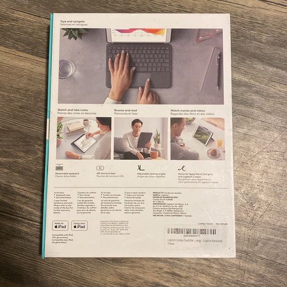 NEW - iPad 7th generation case with keyboard - Picture 2 of 3